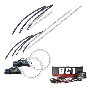 Honda Pilot Headlight Kit - ORACLE Lighting - ColorSHIFT Halo Kit w/ BC2 Controller - `16-`18